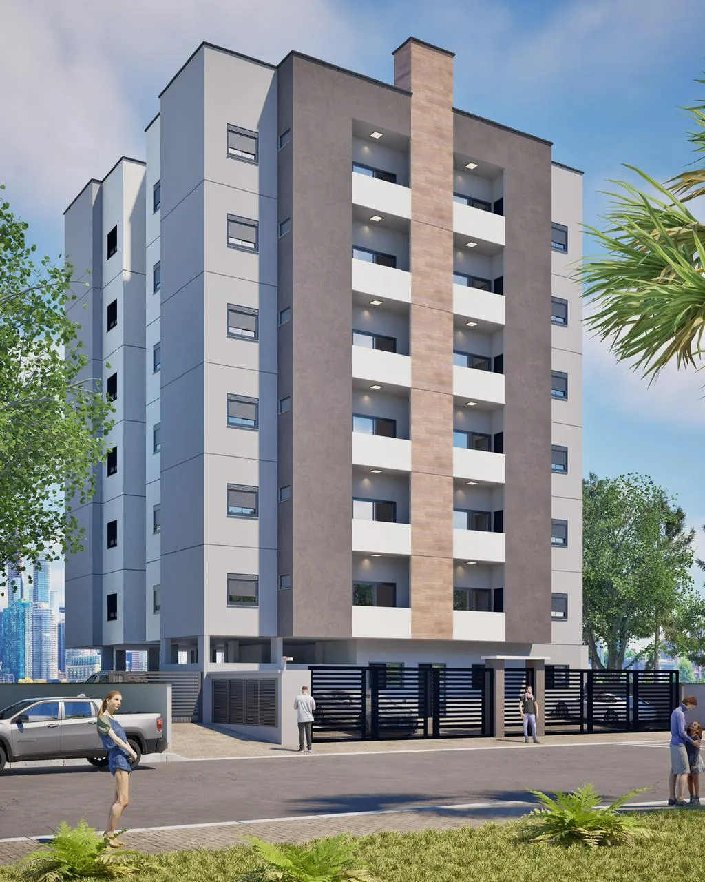 Fachada do Residencial Mantiqueira