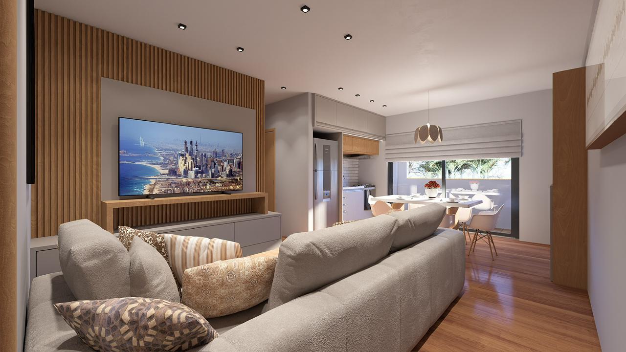 Planta humanizada 64m²